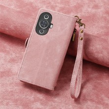 Mellow Shop Huawei Nova 11 Için Flip Case Deri Kılıf Cüzdan Kapak Kapak Basit (Yurt Dışından)