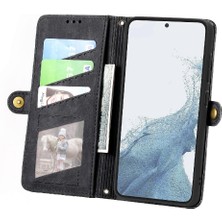 Mellow Shop Samsung Galaxy S23 Basit Iş Deri Kılıf Için Flip Case Cüzdan Flip (Yurt Dışından)