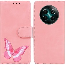 Mellow Shop Realme 12 Artı Kart Yuvaları Için Kılıf Cüzdan Flip Folio Kapak Renk Baskılı (Yurt Dışından)