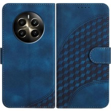 Mellow Shop Realme 12 Pro Flip Iş Pu Deri Flip Kapak Deri Için Flip Case (Yurt Dışından)