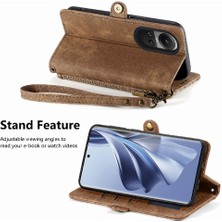 Mellow Shop Oppo Oppo 10 Darbeye Dayanıklı Basit Iş Deri Çanta Cüzdan Için Flip Case (Yurt Dışından)