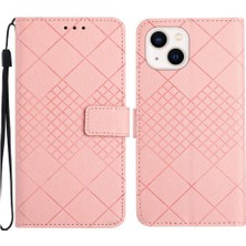 Mellow Shop IPhone 14 Için Flip Case Artı El Kayışı Cüzdan Pu Deri Elmas ile (Yurt Dışından)