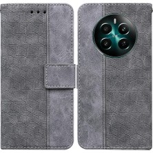 Mellow Shop Realme 12 Artı Kickstand Özelliği Premium Pu Deri Flip Folio Için Kılıf (Yurt Dışından)