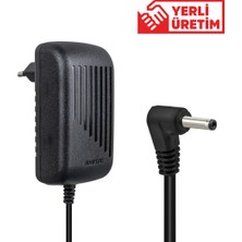 Weko 12 Volt - 3 Amper 3.5*1.35 Uçlu  Vera Yazar Kasa Pos Yerli Üretim Priz Tipi Plastik Kasa Adaptör