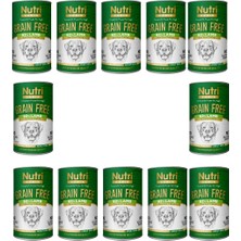 Nutri Canin Nc %92 Kuzu Etli 400gr Tahılsız Yaş Maması 12 Adet