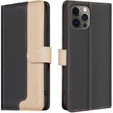 Manyi Mall IPhone 14 Için Flip Case Pro Max Kickstand Flip Folio Kart Yuvaları Tutucu Tpu (Yurt Dışından)