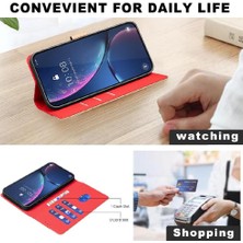 Manyi Mall IPhone 14 Için Flip Case Pro Max Kickstand Flip Folio Kart Yuvaları Tutucu Tpu (Yurt Dışından)