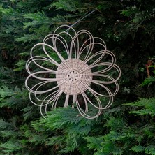 Loncadan 3 Parça Rattan El Yapımı Duvar ve Bahçe Süsü