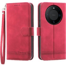 Mays Home1 Huawei Mate 60 Pro Için Flip Case Manyetik Kapatma Bileklik Premium Nakit (Yurt Dışından)