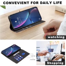 Mays Home1 IPhone 15 Için Flip Case Artı Darbeye Dayanıklı Tpu Iç Kabuk Kart Yuvaları Tutucu (Yurt Dışından)