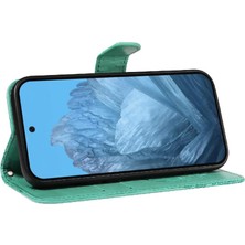 Mays Home1 Kredi Kartı Yuvası Yüksek Kaliteli Deri ile Google Pixel 9 Için Flip Case (Yurt Dışından)