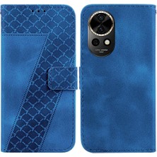 Mays Home1 Telefon Kılıfı Için Huawei Nova 12 Kabartmalı Desen Cüzdan Pu Deri Flip Kart (Yurt Dışından)