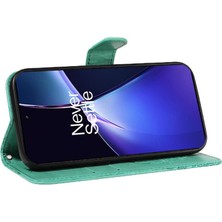 Manyi Mall Oneplus Nord Ce4 5g Için Flip Case Kredi Kartı ile Ayrılabilir El Kayışı (Yurt Dışından)