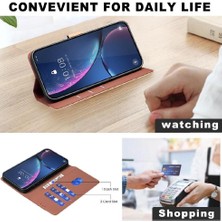 Mays Home1 IPhone 15 Için Flip Case Kart Yuvaları Tutucu Flip Folio Rfıd Engelleme Tpu (Yurt Dışından)