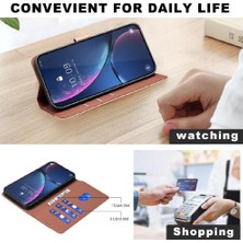 Mays Home1 IPhone 14 Için Flip Case Artı Rfıd Engelleme Kart Yuvaları Tutucu Darbeye (Yurt Dışından)