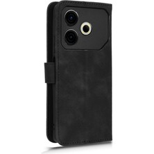 YH Mall Tecno Pova 6 Neo Pu Deri Yan Toka Cüzdan Kart Yuvaları Için Flip Case (Yurt Dışından)