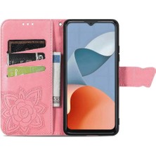 YH Mall Zte A34 Flip Kapak Için Flip Case Darbeye Deri Kılıf Basit Iş (Yurt Dışından)