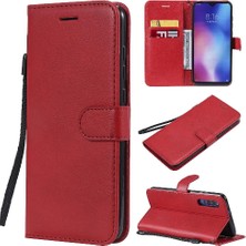 YH Mall Xiaomi 9 Için Flip Case Klasik Düz Renk Iş Cüzdan Telefon Kılıfı Yüksek (Yurt Dışından)