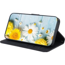 Mays Home1 Samsung Galaxy S24 Fe Cüzdan Için Flip Case Kickstand Kart Tutucu Kabartmalı (Yurt Dışından)