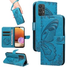 YH Mall Samsung Galaxy A32 5g Için Flip Case Yüksek Kalite Deri ile Kabartmalı (Yurt Dışından)