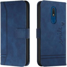 YH Mall Nokia C3 Flip Folio Cüzdan Için Telefon Kılıfı Pu Deri Kart Yuvaları Kapak El (Yurt Dışından)