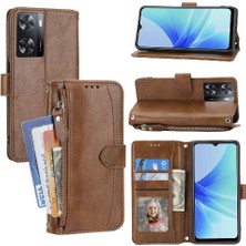 YH Mall Oppo A57 4G/A77 4G/A77S Kayış Manyetik Kapatma Kart Tutucu Için Flip Case (Yurt Dışından)