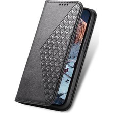 YH Mall Oppo A79 5g Için Flip Case Standı Cüzdan Eşkenar Dörtgen Şekli Günlük Kullanım El Kayışı (Yurt Dışından)