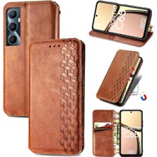 YH Mall Realme C65 Için Flip Case Moda Tasarım Deri Kılıf Kapak Kapak Cüzdan (Yurt Dışından)