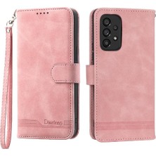 YH Mall Samsung Galaxy A53 Kart Yuvaları Bileklik Manyetik Kapatma Için Flip Case (Yurt Dışından)