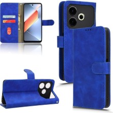 YH Mall Tecno Pova 6 Neo Pu Deri Yan Toka Cüzdan Kart Yuvaları Için Flip Case (Yurt Dışından)