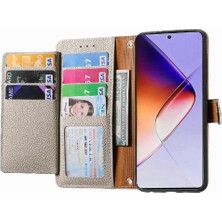 YH Market Infinix Not 40 Fermuar Cüzdan Için Flip Case Darbeye Deri Kılıf Aşk (Yurt Dışından)