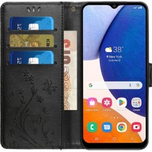 YH Market Samsung Galaxy A15 Için Filp Durumda 5g Pu Deri Kart Tutucu Kickstand Bilek (Yurt Dışından)