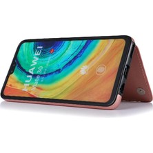 YH Market Huawei Mate 30 Için Cüzdan Durumda Çift Manyetik Toka Pu Deri Kickstand (Yurt Dışından)