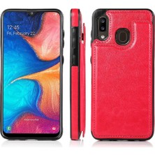 YH Market Cüzdan Kılıf Samsung Galaxy A20/A30/M10S Pu ile Çift Manyetik Toka (Yurt Dışından)