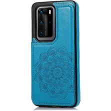 YH Market Cüzdan Kart Tutucu Kılıf ile Huawei P40 Pro Pu Deri Çevirme Darbeye (Yurt Dışından)