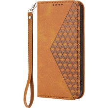 YH Market Xiaomi Poco X6 Pro 5g Eşkenar Dörtgen Şekli Cüzdan Standı Günlük Kullanım Için Flip Case (Yurt Dışından)