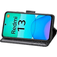 YH Market Xiaomi Redmi Için Flip Case 13 4g Kapak Çevirin Zarif Desen Darbeye (Yurt Dışından)