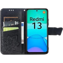 YH Market Xiaomi Redmi Için Flip Case 13 4g Kapak Çevirin Zarif Desen Darbeye (Yurt Dışından)