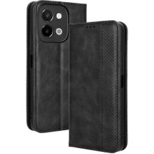YH Market Vivo Y28 4g Cüzdan Manyetik Kapatma Pu Deri Için Kılıf (Yurt Dışından)