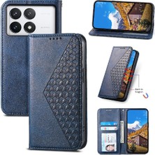 YH Market Xiaomi Poco X6 Pro 5g Eşkenar Dörtgen Şekli Cüzdan Standı Günlük Kullanım Için Flip Case (Yurt Dışından)