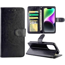 YH Market IPhone 14 Için Flip Case Darbeye Pu Deri Kart Tutucu Kickstand (Yurt Dışından)