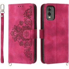 YH Market Nokia C32 Çoklu Kredi Kartı Yuvaları Için Flip Case Kabartmalı Darbeye Dayanıklı (Yurt Dışından)