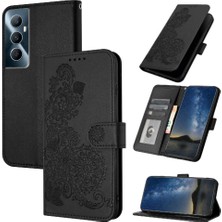 YH Market Kart Yuvası ile Realme C65 Için Flip Case Standı Flip Folio Kitap Pu Deri (Yurt Dışından)