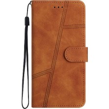 YH Market IPhone 12 Için Flip Case Cüzdan Pu Deri Tam Koruma Flip Folio Kart (Yurt Dışından)