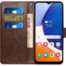 YH Market Samsung Galaxy A15 Için Filp Durumda 5g Pu Deri Kart Tutucu Kickstand Bilek (Yurt Dışından)