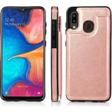 YH Market Cüzdan Kılıf Samsung Galaxy A20/A30/M10S Pu ile Çift Manyetik Toka (Yurt Dışından)