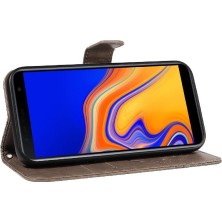 YH Market Samsung Galaxy J6 Başbakan Yüksek Kalite Deri Kredi ile Flip Case (Yurt Dışından)