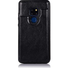 YH Market Cüzdan Kılıf Huawei Mate 20 Kart Yuvaları Için Kickstand Pu Deri Çift (Yurt Dışından)