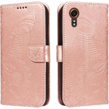 YH Market Samsung Galaxy Xcover7 5g Için Flip Case Yüksek Kalite Deri Kabartmalı El (Yurt Dışından)