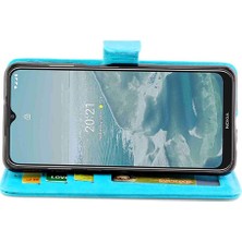 YH Market Nokia G20 Için Flip CASE/G10 Darbeye Kart Tutucu Kickstand Pu Deri (Yurt Dışından)